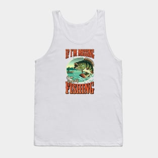 Funny Fishing Tank Top